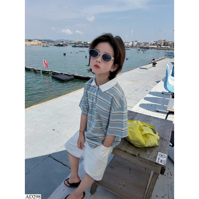 AD298 ÁO POLO KẺ SỌC KIỂU HÀN QUỐC