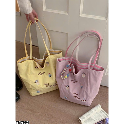TM7994 TÚI TOTE THÊU HÌNH CUTE