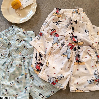 ST8087 SET ĐỒ NGỦ MẶC NHÀ HOẠT HÌNH MMY CHO BÉ TRAI