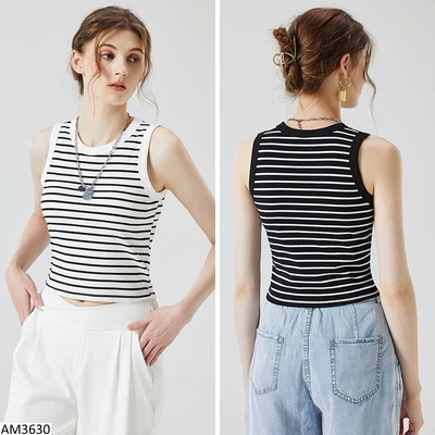 AM3630 ÁO KẺ BA LỖ KÈM BRA