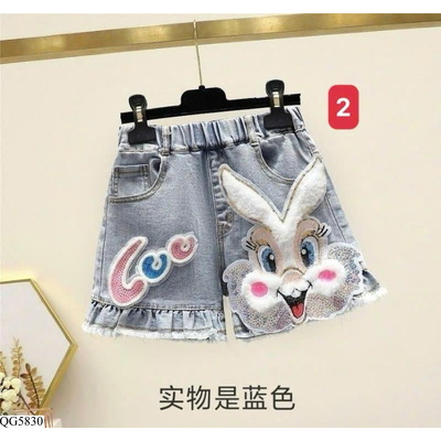 QG5830 QUẦN SHORT JEANS BÉ GÁI