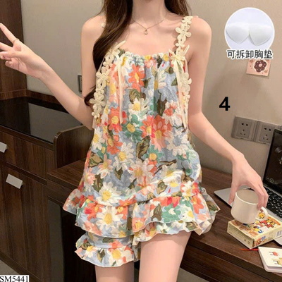 SM5441 SET 2 DÂY HỌA TIẾT MẮC NHÀ NỮ