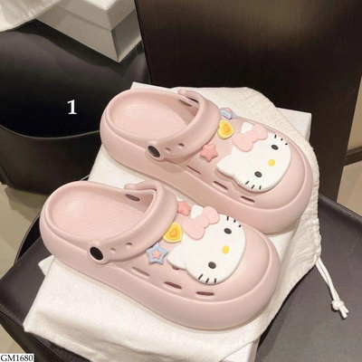 GM1680 DÉP SỤC CROCS KITTY CHO NỮ