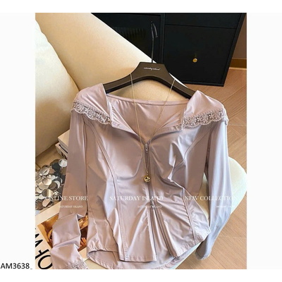 AM3638 ÁO CHỐNG NẮNG PHỐI REN CHO NỮ