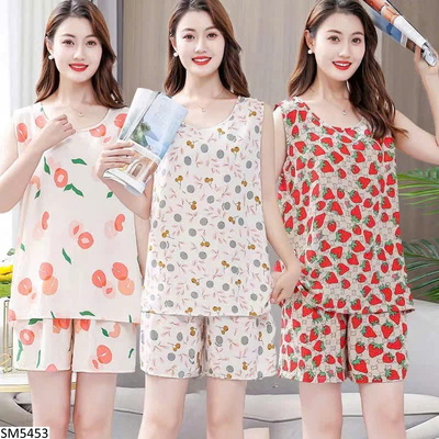 SM5453 BỘ MẶC NHÀ SÁT NÁCH CHO NỮ