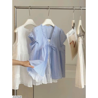 AM3648 ÁO KẺ SIÊU MÁT