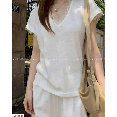 AM3649 ÁO THUN CỔ V W.G.W.E
