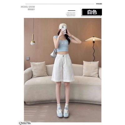 QM6786 QUẦN SHORT BÒ TRẮNG