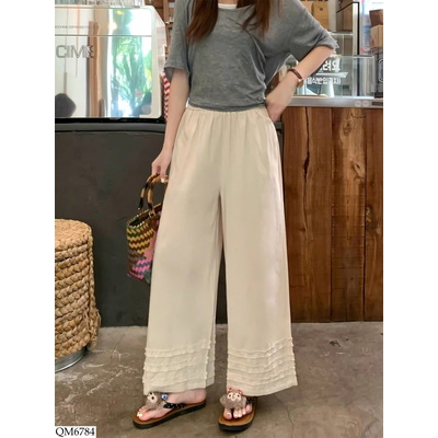 QM6784 QUẦN SUÔNG CHÂN NHÚN BÈO