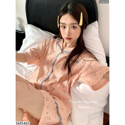 SM5465 BỘ MẶC NHÀ HỌA TIẾT NGÔI SAO
