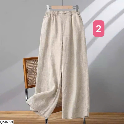 QM6791 QUẦN SUÔNG COTTON LINEN