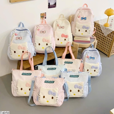 T4050 BALO VÀ TÚI HELLO KITTY SIÊU XINH