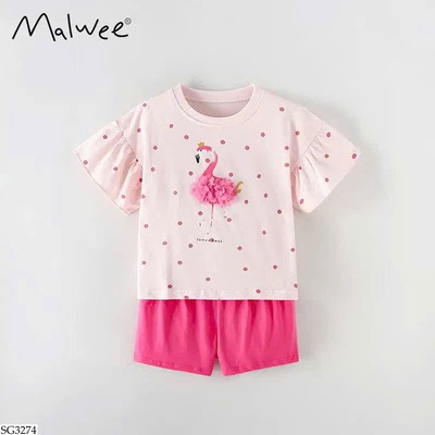 SG3274 SET ÁO TAY BỒNG MIX QUẦN ĐÙI CHO BÉ