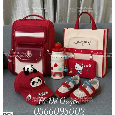 PK1933 SET ĐỒ DÙNG ĐI HỌC CHO BÉ
