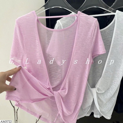 AM3722 ÁO THUN MỎNG HỞ LƯNG