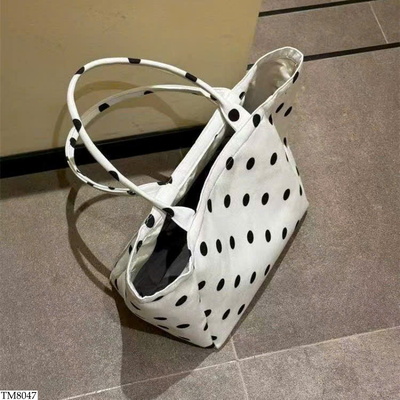 TM8047 TÚI TOTE CARO & CHẤM BI THỜI TRANG