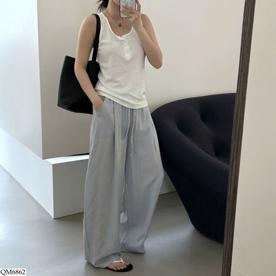 QM6862 QUẦN SUÔNG ỐNG RỘNG CHO NỮ