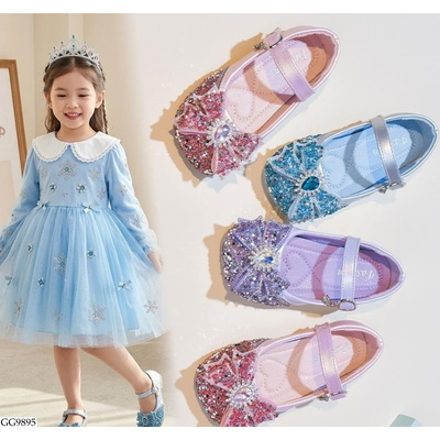 GG9895 GIÀY CÔNG CHÚA NƠ BLING