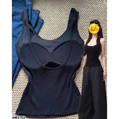 AM3762 ÁO 2 DÂY HỞ LƯNG CÓ MÚT NGỰC