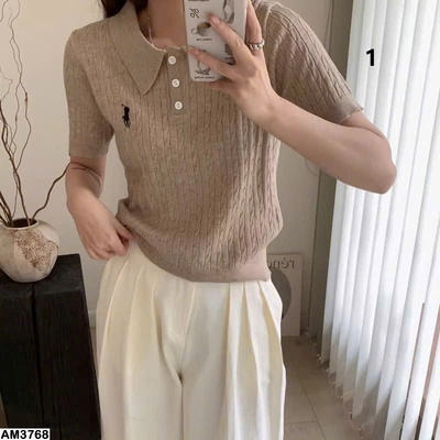 AM3768 ÁO POLO LEN THÊU NGỰA
