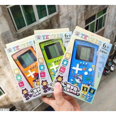 DC1716 MÁY CHƠI GAME CẦM TAY MINI XẾP GẠCH TETRIS