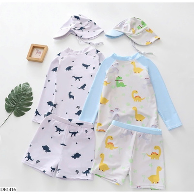 DB1416 SET BƠI 3 CHI TIẾT KÈM MŨ CHO BÉ