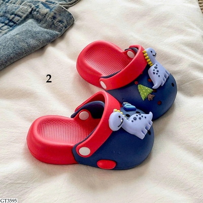 GT3595 DÉP SỤC CROCS KHỦNG LONG CHO BÉ