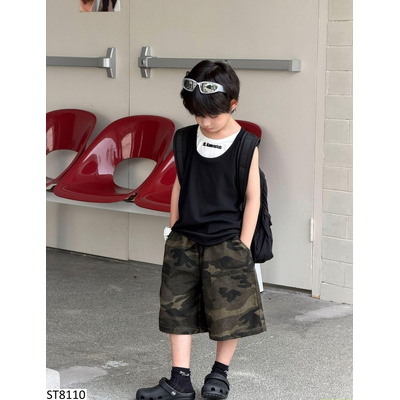 ST8110 SET ÁO SÁT NÁCH MIX SHORT RẰN RI