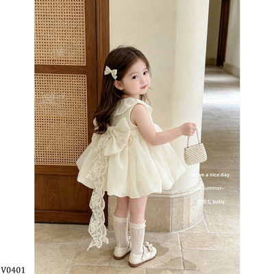 V0401  VÁY SÁT NÁCH BỒNG XÒE