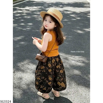 SG3324 SET ÁO BA LỖ QUẦN HOA