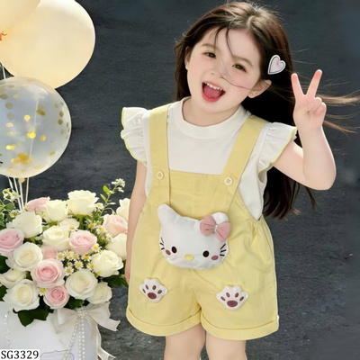 SG3329 SET ÁO YẾM KITTY