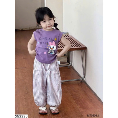 SG3330 SET ÁO QUẦN TONE TÍM
