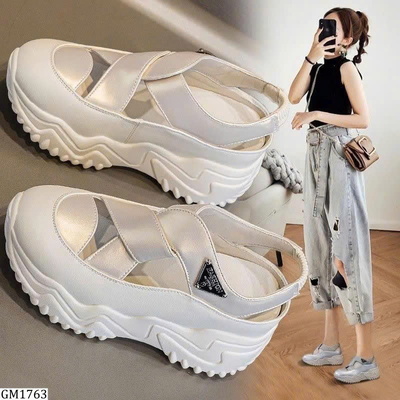 GM1763 DÉP SANDAL BÁNH MÌ HACK DÁNG