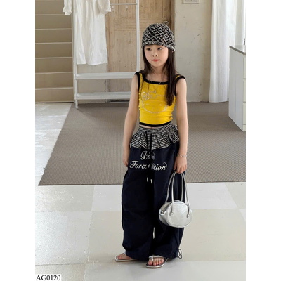 AG0120 ÁO BA LỖ KITTY ĐÍNH ĐÁ CHO BÉ