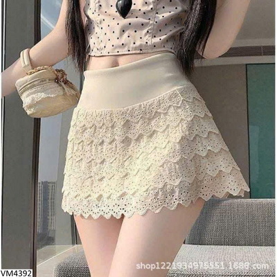 VM4392 CHÂN VÁY REN TẦNG SIÊU XINH