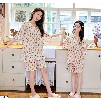 SD412 BỘ LANH HỌA TIẾT MẸ BÉ