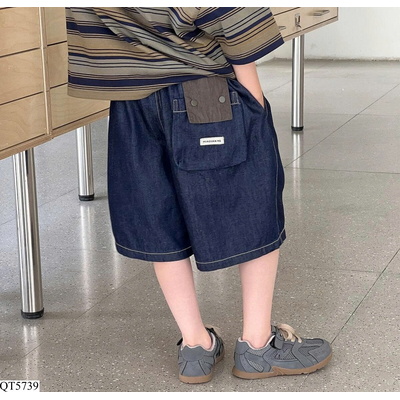 QT5739 QUẦN SHORT DENIM TÚI SAU