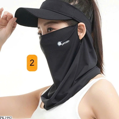 PK1992 KHẨU TRANG CHỐNG NẮNG LỤA BĂNG UPF50+