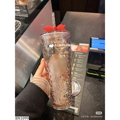 BN1099 BÌNH NƯỚC NƠ ĐỎ