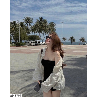 AM3798 ÁO CHỐNG NẮNG PHỐI REN