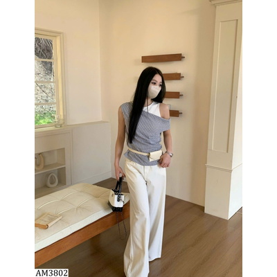 AM3802  SET ÁO KẺ CARO W.G.W.E