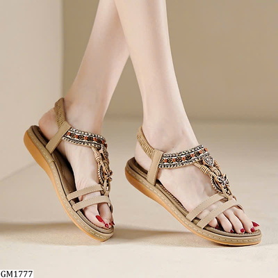 GM1777  SANDAL NỮ PHONG CÁCH BOHO VINTAGE
