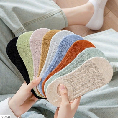 TC2298 SET 10 ĐÔI TẤT CỔ NGẮN