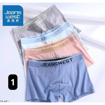 DL4471 SET 4 QUẦN SỊP ĐÙI BOXER NAM COTTON JEANSWEST