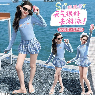 DB1419 ĐỒ BƠI DÀI TAY CHO BG