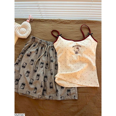SM5587 SET ĐỒ MẶC NHÀ HELLO KITTY DỄ THƯƠNG