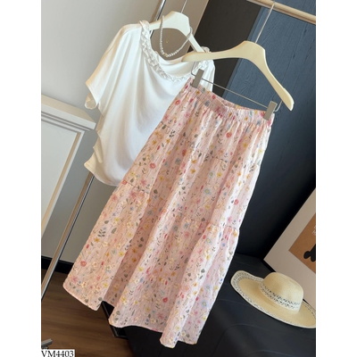 VM4403 CHÂN VÁY HOA DÁNG DÀI ANNA