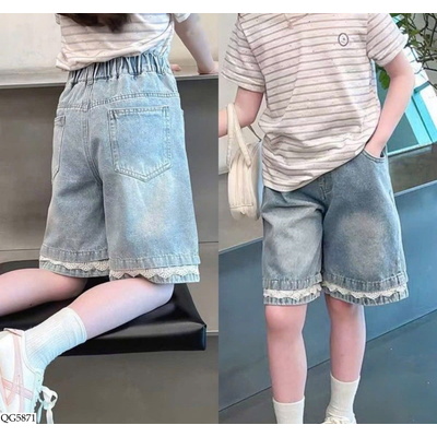 QG5871 QUẦN SHORT JEAN CHO BÉ GÁI