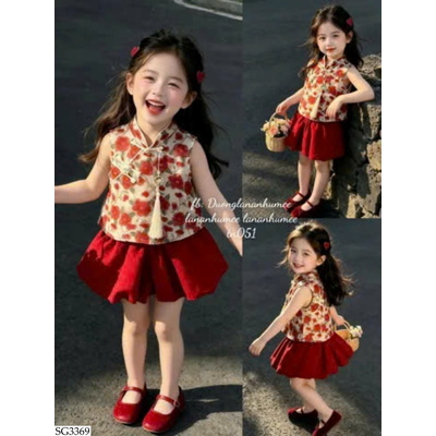 SG3369 SET BÉ GÁI PHONG CÁCH TRUNG HOA