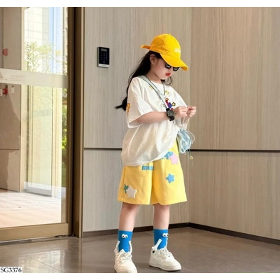 SG3376 SÉT ÁO THUN MIX SHORT NGÔI SAO SZ ĐẠI
